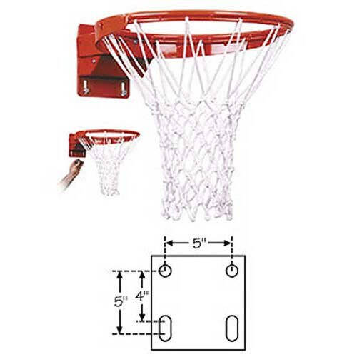 First Team FT194TA Premium Competition Tube Tie Breakaway Basketball Rim - 1