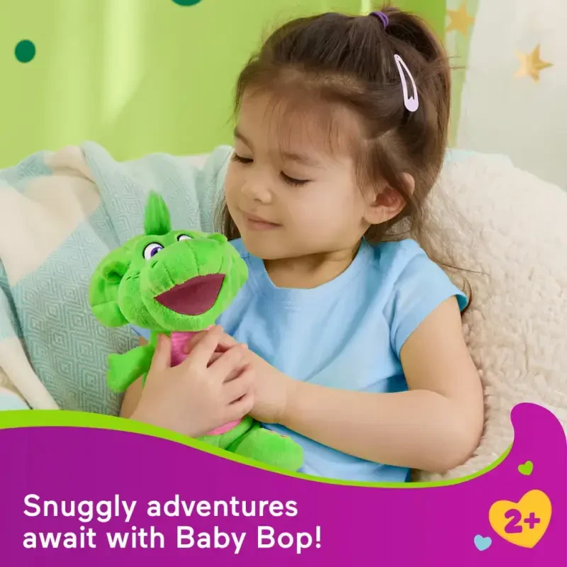 Fisher-Price Barney's World Plush Baby Bop 8-inch Toy Dinosaur for Toddlers & Preschool Kids - 2