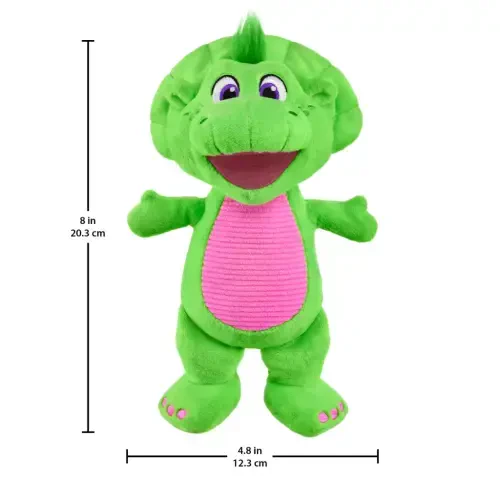 Fisher-Price Barney's World Plush Baby Bop 8-inch Toy Dinosaur for Toddlers & Preschool Kids - 5