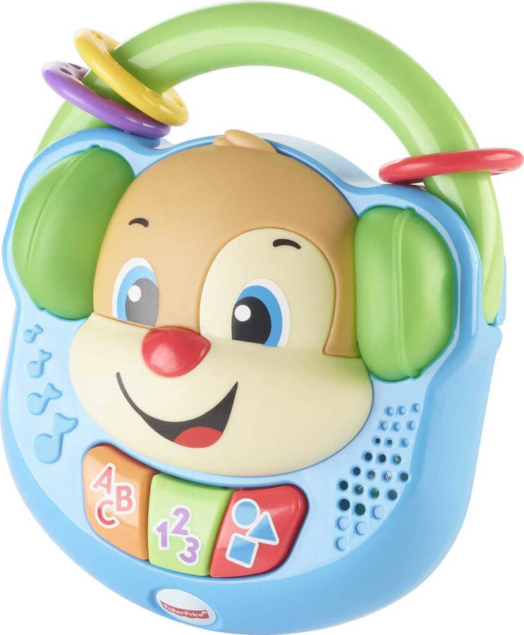 Fisher-Price Gül ve Öğren Şarkı ve Öğren Müzik Çalar Bebek ve Yürümeye Başlayan Oyuncak Sahte Radyo - 7