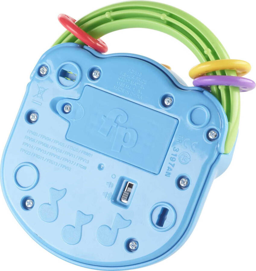 Fisher-Price Gül ve Öğren Şarkı ve Öğren Müzik Çalar Bebek ve Yürümeye Başlayan Oyuncak Sahte Radyo - 4