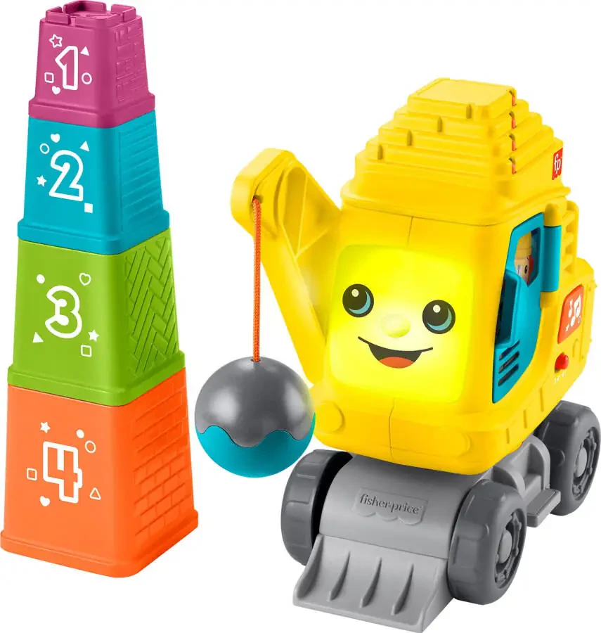 Fisher-Price Hisoblash va To'plash Vinch O'yinchoqi, Qurilish Bloklari bilan, 9 oylikdan boshlab chaqaloqlar va kichkintoylar uchun - 13