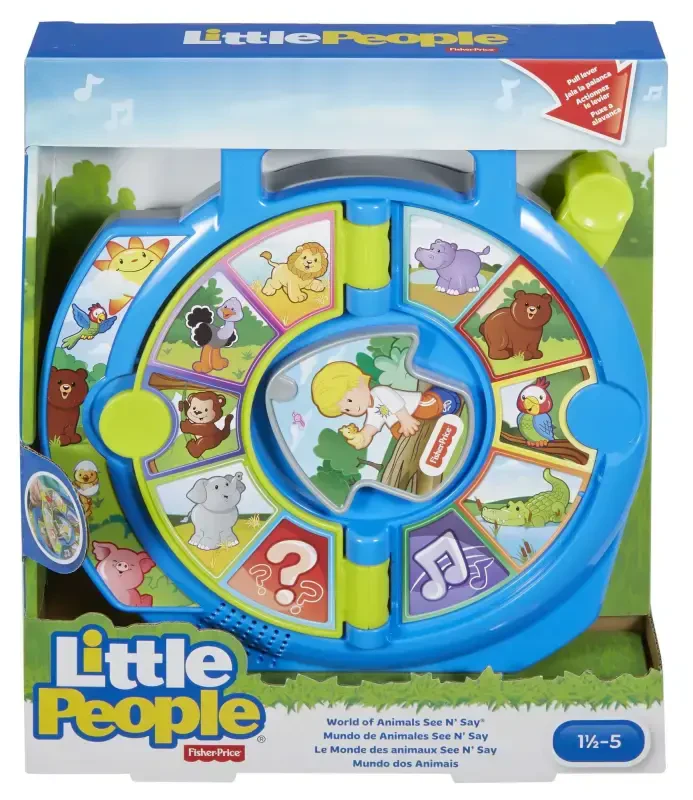 Fisher-Price Little People World of Animals See ‘n Say Toddler Musical Learning Toy - 6