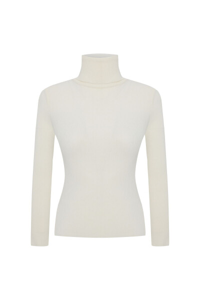 FISHERMAN'S NECK FITTED PULLOVER - 3