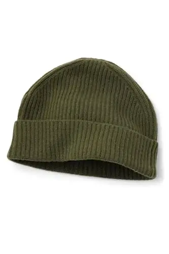 Fishers Finery Men's 100% Pure CasModazoneere Ribbed Cuffed Hat; Ultra Plush - 1