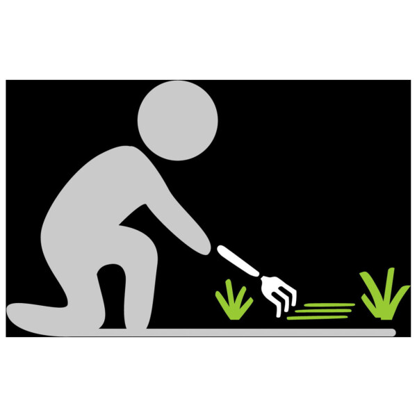 Fiskars Ergo Cultivator Garden Tool with Aluminum Head and Ergonomic Handle, 0.56 Pounds, Orange - 7