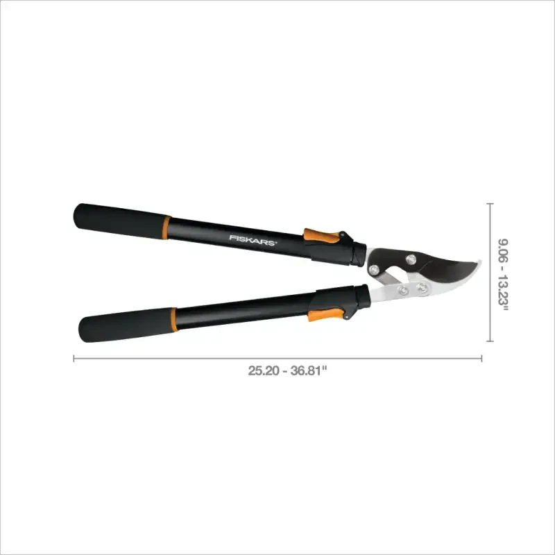 Fiskars Power-Lever Telescopic Lopper, Extendable Bypass Lopper 25