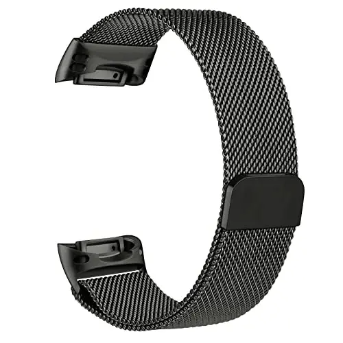 Metal Band for Fitbit Charge 5 Bands for Women Men, Stainless Steel Wristband Mesh Bracelet Replacement Strap for Fitbit Charge 5 - 2