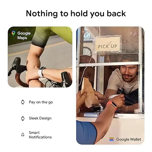 Fitbit Charge 6 Fitness Tracker with Google apps, Heart Rate on Exercise Equipment, 6-Months Premium Membership Included, GPS, Health Tools and More, Gold/Coral, One Size (S & L Bands Included) - 6