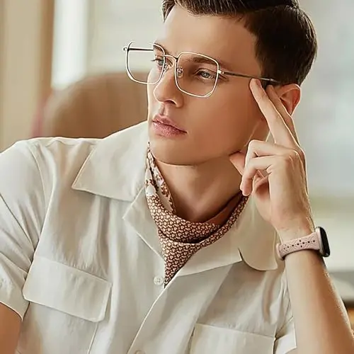 Maledan Slim Pattern Bands Compatible for Fitbit Sense/Versa 3/Versa 4/Sense 2 Bands Women Men, Stylish Hollow-out Breathable Bracelet Strap Wrist Bands for Fitbit Sense/Versa 3/4/Sense 2 Watch Bands - 6