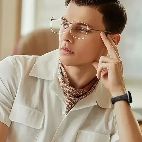 Fitbit Sense/Versa 3/Versa 4/Sense 2 smart soatlari uchun mos keladigan Maledan Slim Pattern tasmalari. Ayollar va erkaklar uchun zamonaviy, teshik ochilgan, nafas oladigan bilaguzuk tasmasi. - 6