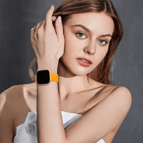 Fitbit Versa 2 / Versa / Versa Lite / Versa SE bilan mos keladigan AK Sport Bandlari, aqlli soatlar uchun ayollar va erkaklar uchun klassik yumshoq almashtiriladigan bilaguzuklar - 6