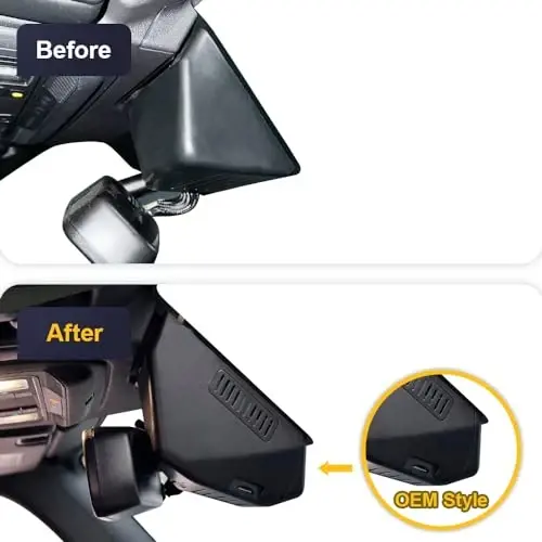 Fitcamx 2160P+Orqa 1080P Videoregistrator Ford Bronco & Rapor 2021-2024 uchun (Bronco Sport uchun emas) HD2-14873, OEM Ko'rinish, Dual HD Video, WiFi va ILOVA, Tsiklik Yozuv, G-Sensor, Oson Foydalanish, 128GB Karta - 4