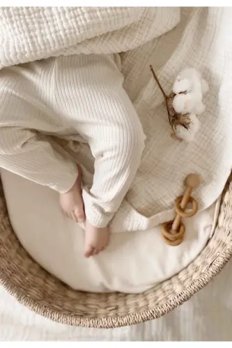 Fitilli Tayt 0-5 Yaş Açık Bej-A. BEJ 