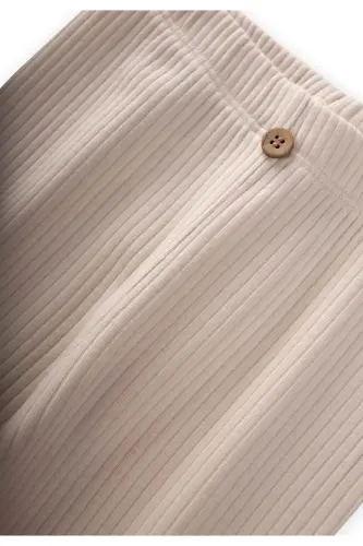 Fitilli Tayt 0-5 Yaş Açık Bej-A. BEJ - 4