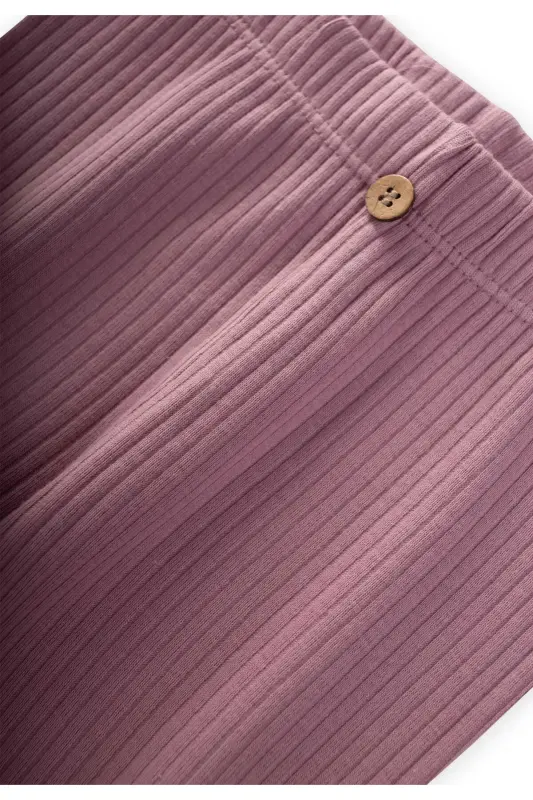 Fitilli Tayt 0-5 Yaş Leylak-LEYLAK - 3