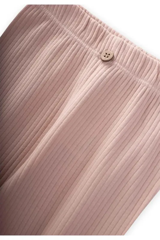 Fitilli Tayt 0-5 Yaş Pudra Pembe-PUDRA PEMBE - 4