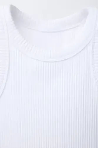 FITILLI YUZUVCHI T-SHIRT - Oq - 4