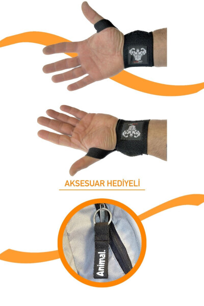 Fitness Ağırlık Bilekliği Bilek Koruyucu Wrıst Wraps & Anahtarlık - 1