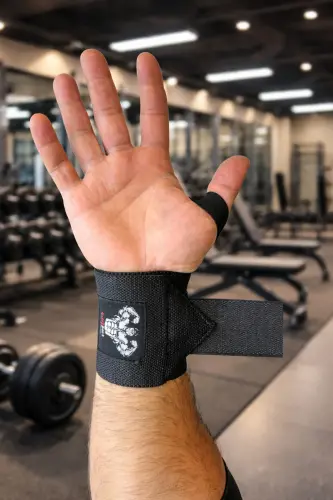 Fitness og'irlik bilaguzuk bilak himoyachisi Wrist Wraps & kalit - 1
