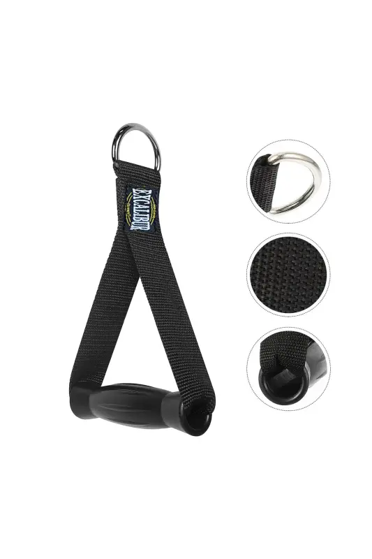 Fitness Qarshilik Bandasi Qo'l Tutqichi Og'irlik Tortish Asboblari Qora Tutqich Juft - 3