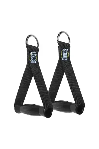 Fitness Resistance Band Handle Weight Puller Black Handle Pair - 1