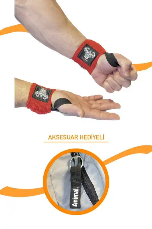 Fitness Weight Wristband & Keychain-RED - 1