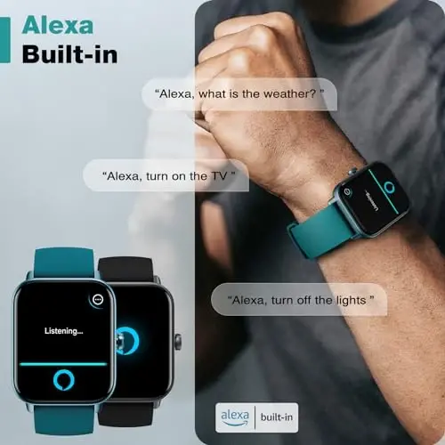Fitpolo Smart Watch for Men Women,1.8” Touchscreen, Bluetooth Call, Alexa Built-in,24/7 Heart Rate,SpO2 Monitor,Step Counting,Sleep Tracking, IP68 Waterproof Fitness Tracker Watch for Android iPhone - 2
