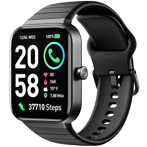 Fitpolo Smart Watch for Men Women,1.8” Touchscreen, Bluetooth Call, Alexa Built-in,24/7 Heart Rate, SpO2 Monitor, Step Counting, Sleep Tracking,IP68 Waterproof Fitness Tracker Watch for Android iPhone - 1