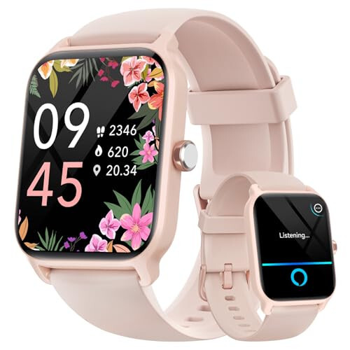 Fitpolo Smart Watch for Women Android & iPhone, Alexa Built-in [1.8