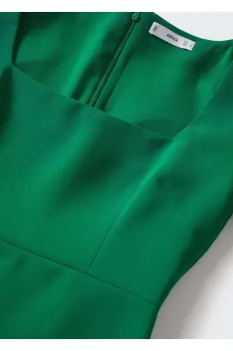 Fitted Dress-Green - 6