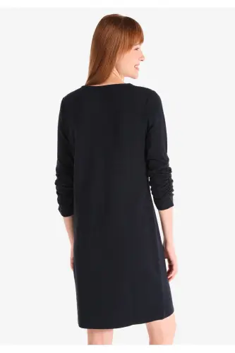 Fitted, navy blue women's dress. - COLIN'S (1)