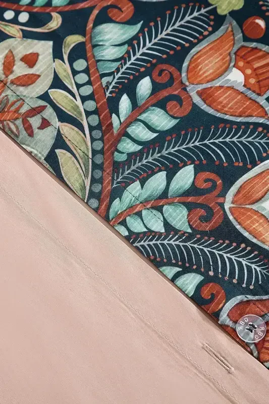 Fitted Sheet Duvet Cover Set Double Size Bohemian-Multicolor - 3