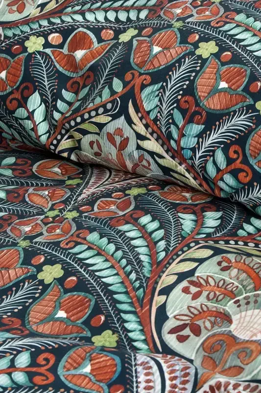 Fitted Sheet Duvet Cover Set Double Size Bohemian-Multicolor - 4