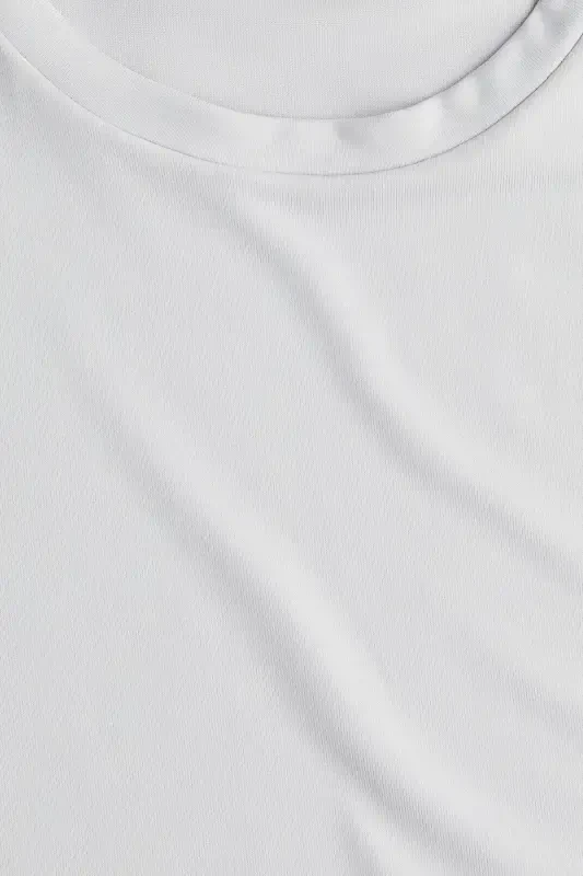 Fitted T-shirt - Light gray - 2