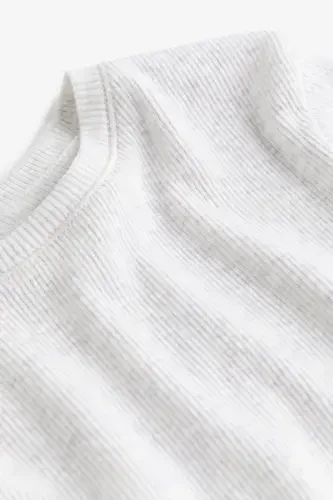 Fitted T-shirt - Light grey marl - 5