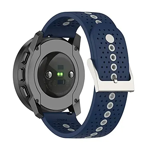 FitTurn 3PACK Bands Compatible with Cubitt CT4/CT2 Pro GPS Watch- Colorful Air Holes Design Quick Release Bands Sport Strap Wristband Silicone for Cubitt CT4/CT2 Pro GPS Smart Watch - 4