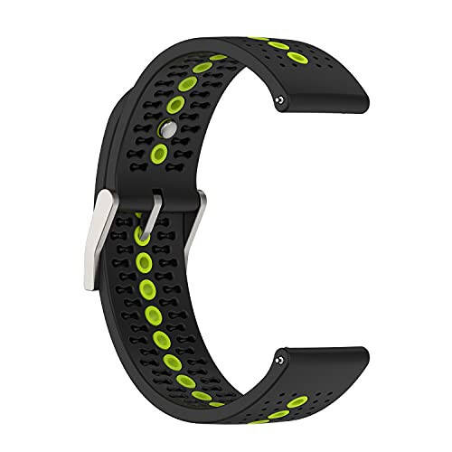 FitTurn 3PACK Bands, совместимые с часами Cubitt CT4/CT2 Pro GPS - цветные воздушные отверстия, быстросъемные спортивные ремешки, силиконовый браслет для умных часов Cubitt CT4/CT2 Pro GPS - 7