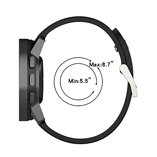 FitTurn 3PACK Cubitt CT4/CT2 Pro GPS Watch bilan mos keluvchi tasmalar - Rangli havo teshiklari dizayni Tez chiqariladigan tasmalar Sport bilaguzuk Silikon Cubitt CT4/CT2 Pro GPS Smart Watch uchun - 2