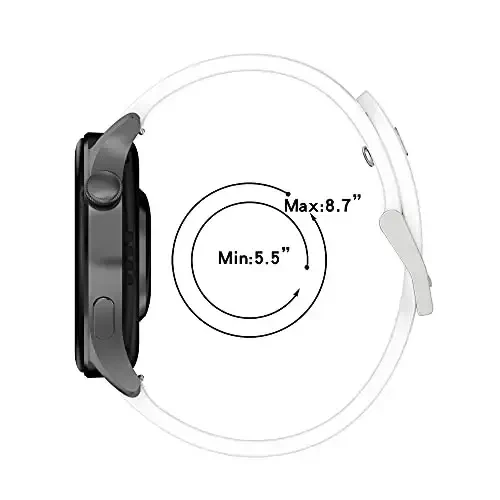 FitTurn 3PACK tasmalar Cubitt CT4/CT2 Pro GPS soati bilan mos keladi - Rangli havo teshiklari dizayni Tez chiqariladigan tasmalar Sport bilaguzuk Cubitt CT4/CT2 Pro GPS aqlli soati uchun silikon - 2