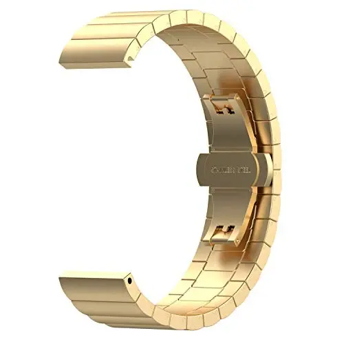 FitTurn FITVII Slim Smart Watch bilan mos keladigan zanglamaydigan po'latdan yasalgan metall soat tasmasi, sozlanishi metall bilaguzuk aksessuarlari FITVII Slim fitnes trekeri uchun. - 4