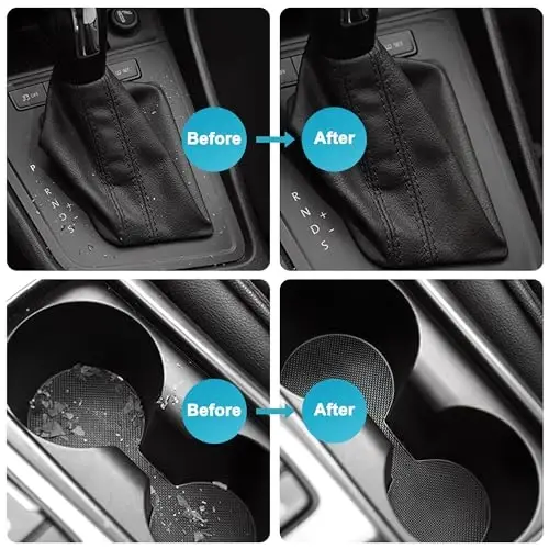 FiveJoy Car Cleaning Gels, 4-Pack Universal Auto Detailing Tools Car Interior Cleaner Putty, Dust Cleaning Mud for PC Tablet Laptop Keyboard, Camera, Printers, Calculator - 320g (2.8oz/pcs) - 2