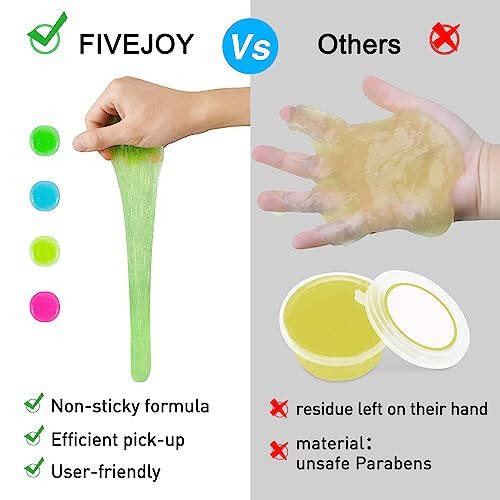 FiveJoy Car Cleaning Gels, 4-Pack Universal Auto Detailing Tools Car Interior Cleaner Putty, Dust Cleaning Mud for PC Tablet Laptop Keyboard, Camera, Printers, Calculator - 320g (2.8oz/pcs) - 3