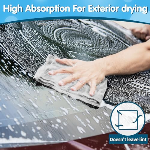 FIXSMITH Grey Microfiber Cleaning Cloth, Pack of 50, 16