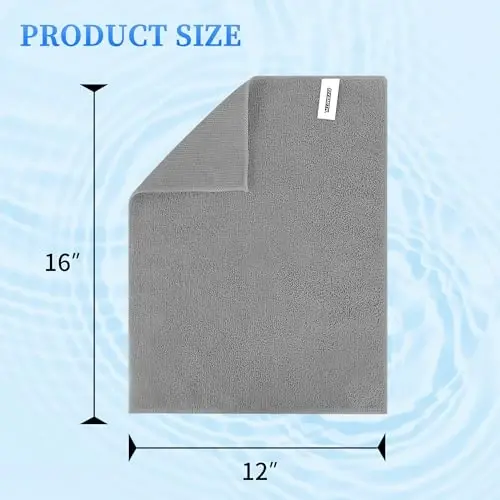FIXSMITH Microfiber Cleaning Cloth - Pack of 24, Multi-Functional Cleaning Towels, Size: 12 x 16 in, Highly Absorbent Cleaning Rags, Lint-Free, Streak-Free Cleaning Cloths for Car Kitchen Home Office - FIXSMITH (1)