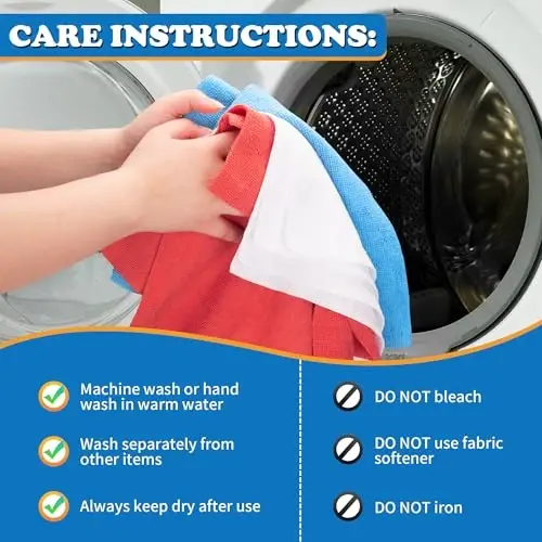 FIXSMITH Microfiber Cleaning Cloth, Pack of 12, Shop Towels Bulk, Microfiber Towels for Cars, Lint Free, Scratch-Free Cleaning Cloths, Cleaning Rags for Housekeeping, 11.5 x 11.5 inch - 6