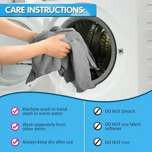 FIXSMITH Shop Towels, Pack of 150, Grey Microfiber Cleaning Cloth Bulk, Microfiber Towels for Cars, All-Purpose Absorbent Cleaning Rags, Dust Cloth for Automotive, Mechanic, Garage, 11.5 x 11.5 inch - 6