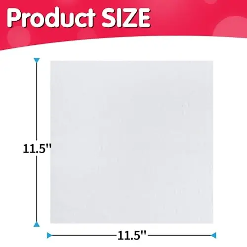 FIXSMITH White Microfiber Cleaning Cloth, Pack of 100, 11.5