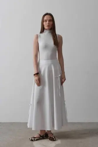 Fiyonk Klos Etek - Oq - 1