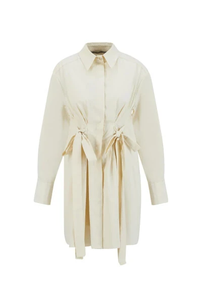 Fiyonklu Naturel Kumaşlı Tunik 24k4300 Aytaşı - 1